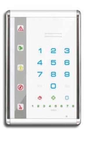 Networx Touch spraakbediendeel, verticaal, wit