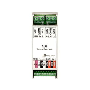 XPR - RU2 - OFFLine DINrail relais module, 2 relais, RS-485
