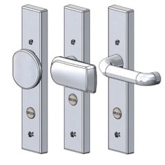 S2 VHB 2100 rechthoekig kerntrek 50mm buitenschild met kruk PC92 F1 L/R SKG***