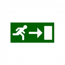 Morley Noodverlichting ExiLED Pictogram enkel, R, 44m..