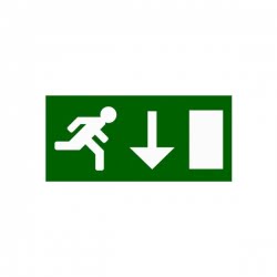 Morley Noodverlichting ExiLED Pictogram enkel, D, 44m..