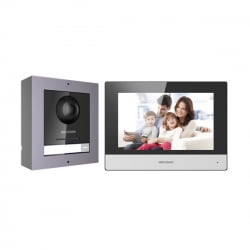 Hikvision video intercom systeem met binnen- en buitenpost incl. app functie – 10% korting