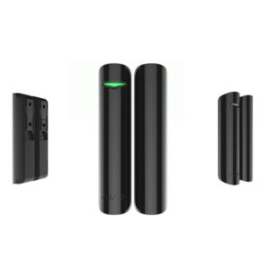 Ajax DoorProtect Plus, zwart, magneetcontact met kantel/trildetector