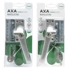 AXA 3309-41-92/BL raamsluiting links met cilinderslot -champagne F2