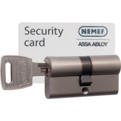 Nemef 133/9 knopcilinder (knopzijde 30mm/sleutelzijde 45mm)