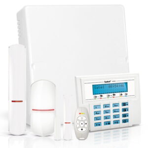 VERSA 5 RF pack met blauw LCD bediendeel, incl. RF module, draadloze multifunctionele detector, PIR en handzender – 10% korting