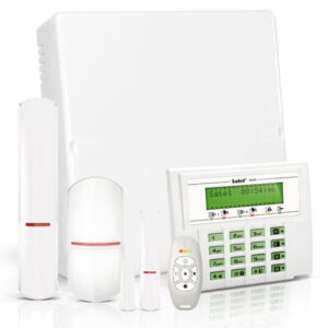 VERSA 5 RF pack met groen LCD bediendeel, incl. RF module, draadloze multifunctionele detector, PIR en handzender – 10% korting