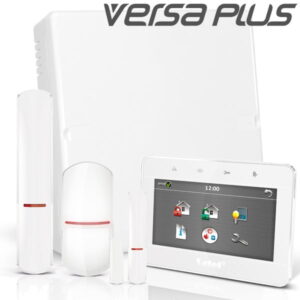 VERSA PLUS RF pack met wit INT-TSG 4.3" touchscreen bediendeel, RF module, draadloze multifunctionele detector en PIR – 10% korting