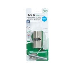 AXA 7235-00-08/BL veiligheidscilinder knop 30/30 Comfort Security vernikkeld SKG** (blister)