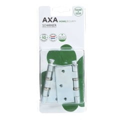 Axa 1531-26-83/E kogellagerscharnier 102x102x3.0 rvs gestraald
