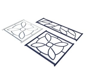Secubar Siertraliebeveiliging Deco 2 Wit ODD 25x82,5 cm 600.162