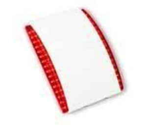 Draadloze binnensirene met flitser rood