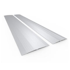 Drempelvervanger aluminium, 14x190 cm donker brons, geanodiseerd