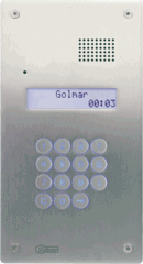 Inox antivandaal code/scroll spreek/luister paneel