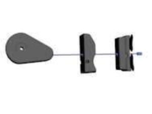 Magnetic remote control holder with mechanical recoiler