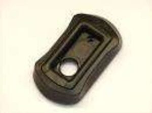 New black magnetic holder with hole for cable