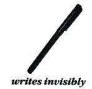 Onzichtbare inkt pen