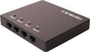 Opnemen van maximaal 4 isdn-2 netlijnen 4s box