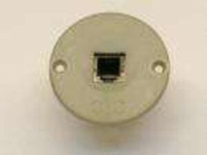 Round wallsocket 42mm with bi-color led