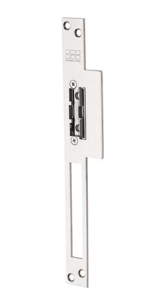 Deuropener smal, sgd lange lip plaat, 10-24v ac/dc m.Vrijzetpal
