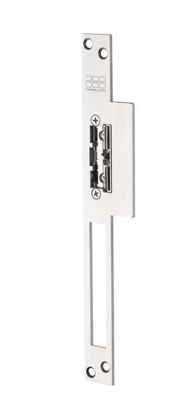 Deuropener smal, sgd lange lip plaat, 10-24v ac/dc vrijz.Pal+m.Imp.Ontgr.