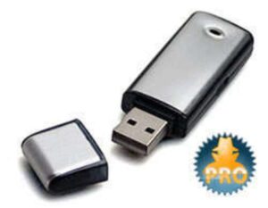 Usb stick met ingebouwde voice recorder