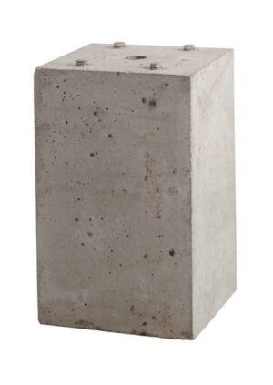 Betonpoer voor z, za en z-rvs 400x253x253mm