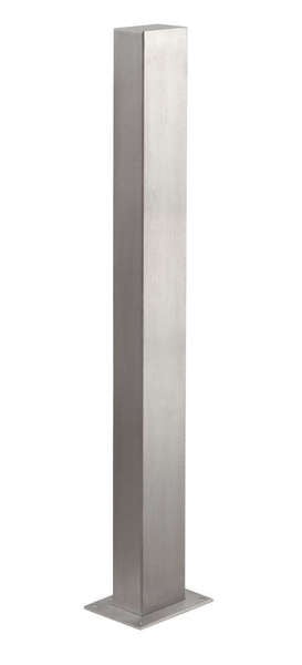 Zuil roestvast staal 1100x120x80mm