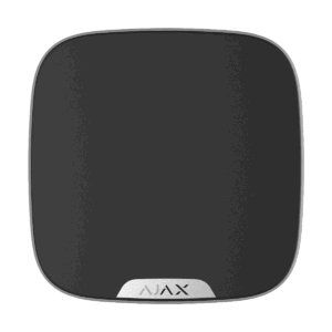 Ajax StreetSiren DoubleDeck Jeweller zwart, draadloze binnen/buitensirene voor eigen voorplaat, IP54 (excl. voorplaat)
