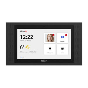 BAS-IP AT-07 Intercom binnenpost Android 7 inch Zwart met camera