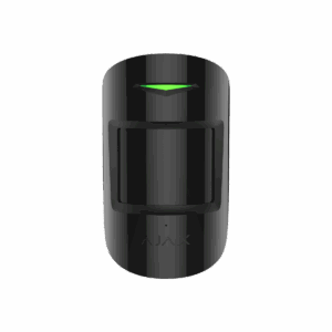 Ajax CombiProtect Jeweller zwart, draadloze PIR- 12m / glasbreukdetector 9m, diervriendelijk