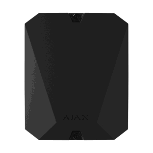 Ajax MultiTransmitter Jeweller zwart, draadloze module voor 18 bekabelde zones