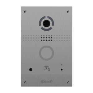BAS-IP AV-08FB Inbouw Buitenpost paslezer/ gezichtsherkenning Zilver