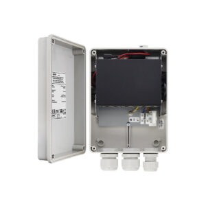 Pulsar S64H 4xPoE+ 2x uplink 100Mbit switch 60W in IP56 kast