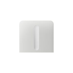 Ajax SideButton wit, enkelvoudige zijknop voor dimmer, verticaal
