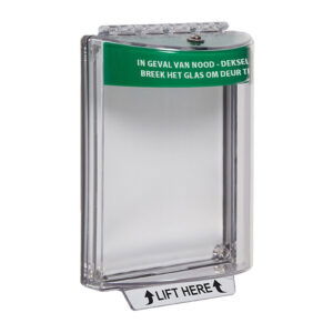STI Universal Stopper, Groen, inbouw, Exit, Sirene STI-13020EG-NL – 10% korting