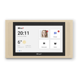 BAS-IP AT-10 Intercom binnenpost Android 10-inch Goud