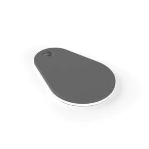 MIFARE Classic tag 1k, tweekleurig grijs/wit ABS