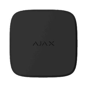 Ajax FireProtect 2 RB Jeweller zwart, draadloze branddetector, hitte en rook met vervangbare batterijen, EN14604