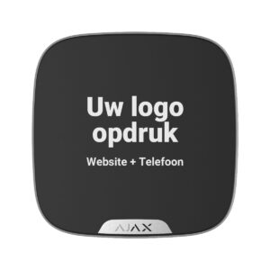 Ajax Brandplate zwart, onbedrukte voorplaat voor DoubleDeck sirene, 10 stuks