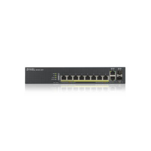 Zyxel, GS1915-8HPv2 8 PoE+ (130W) Poorten Gigabit Managed Switch  + 2 SFP/RJ45 combo