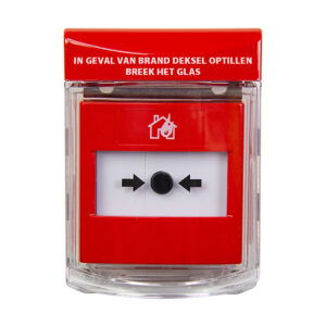 STI Stopper tbv. handmelder, Rood, opbouw STI-6931-NL