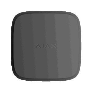Ajax FireProtect 2 AC Jeweller zwart, draadloze branddetector, hitte op netvoeding