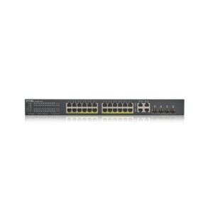 Zyxel GS1920-24HPv2 24xPoE+ (375W) Poorten Gigabit Ethernet Switch + 4 SFP/RJ45 combo