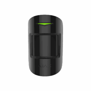 Ajax MotionProtect Jeweller zwart, draadloze PIR detector 12m, diervriendelijk