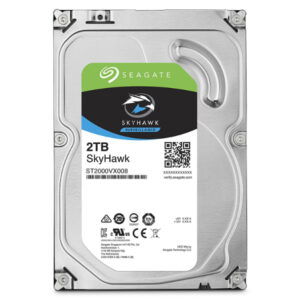 Seagate SkyHawk 2TB 3.5 inch Harddisk, geassembleerd in een NVR
