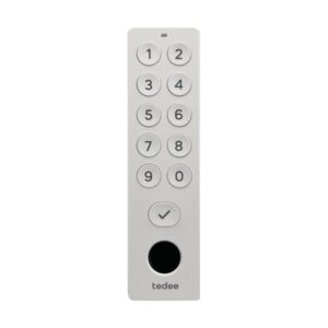 Tedee Keypad PRO wit, toegang via pincode of vingerscanner