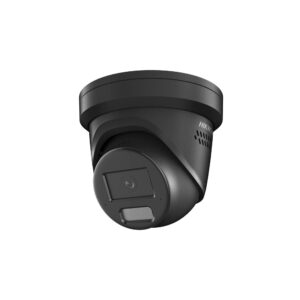 Hikvision DS-2CD2346G2H-IS2U/SL Zwart 4MP AcuSense D/N IR WDR 3-Axis Turret 2.8mm Lens Incl. Audio en Strobe LED – 10% korting