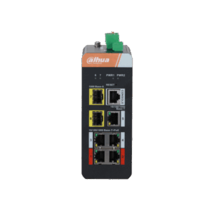 Dahua IS4207-4GT-120  Managed industriële Gigabit switch,4x PoE poorten, 2x SFP en 1x 1Gbps uplink Excl. voeding – 10% korting
