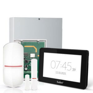 INTEGRA 32 RF pack met zwart INT-TSH2 7" touchscreen bediendeel, RF module, draadloze multifunctionele detector en PIR – 10% korting